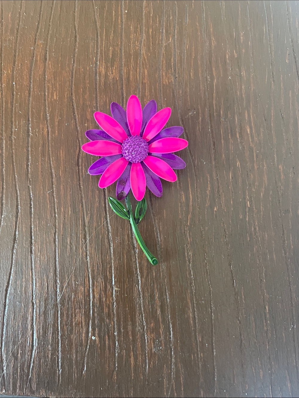 Groovy flower pin statement brooch